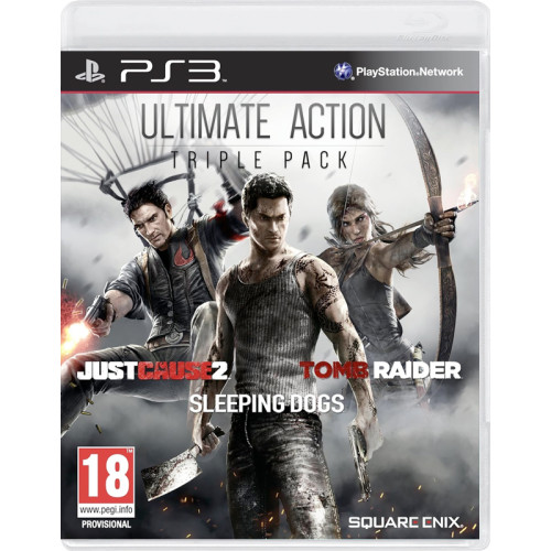 Ultimate Action Triple Pack (Just Cause 2, Sleeping Dogs, Tomb Raider) [английская версия] PS3