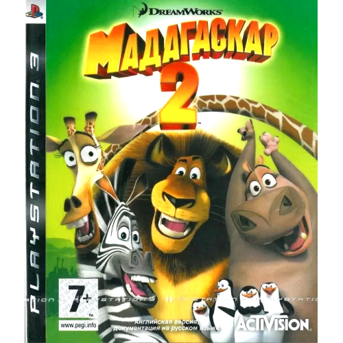 Мадагаскар 2: Побег в Африку (Madagascar: Escape 2 Africa) (английская версия) PS3 (Б/У)